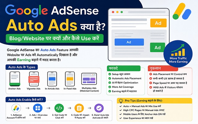 google adsense auto ads kya hai