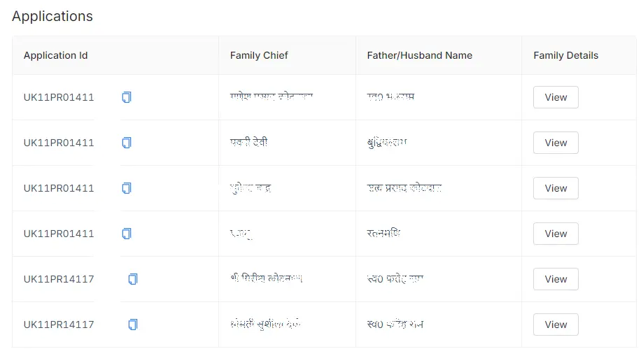 uttarakhand parivar register nakal online check
